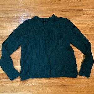 Banana Republic Teal Knit Crewneck Sweater